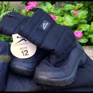 ⛄️ P❄️LAR EDGE Childs SNOW/SKI BOOTS Size 12 ~ Worn 1 ski trip ~ EUC